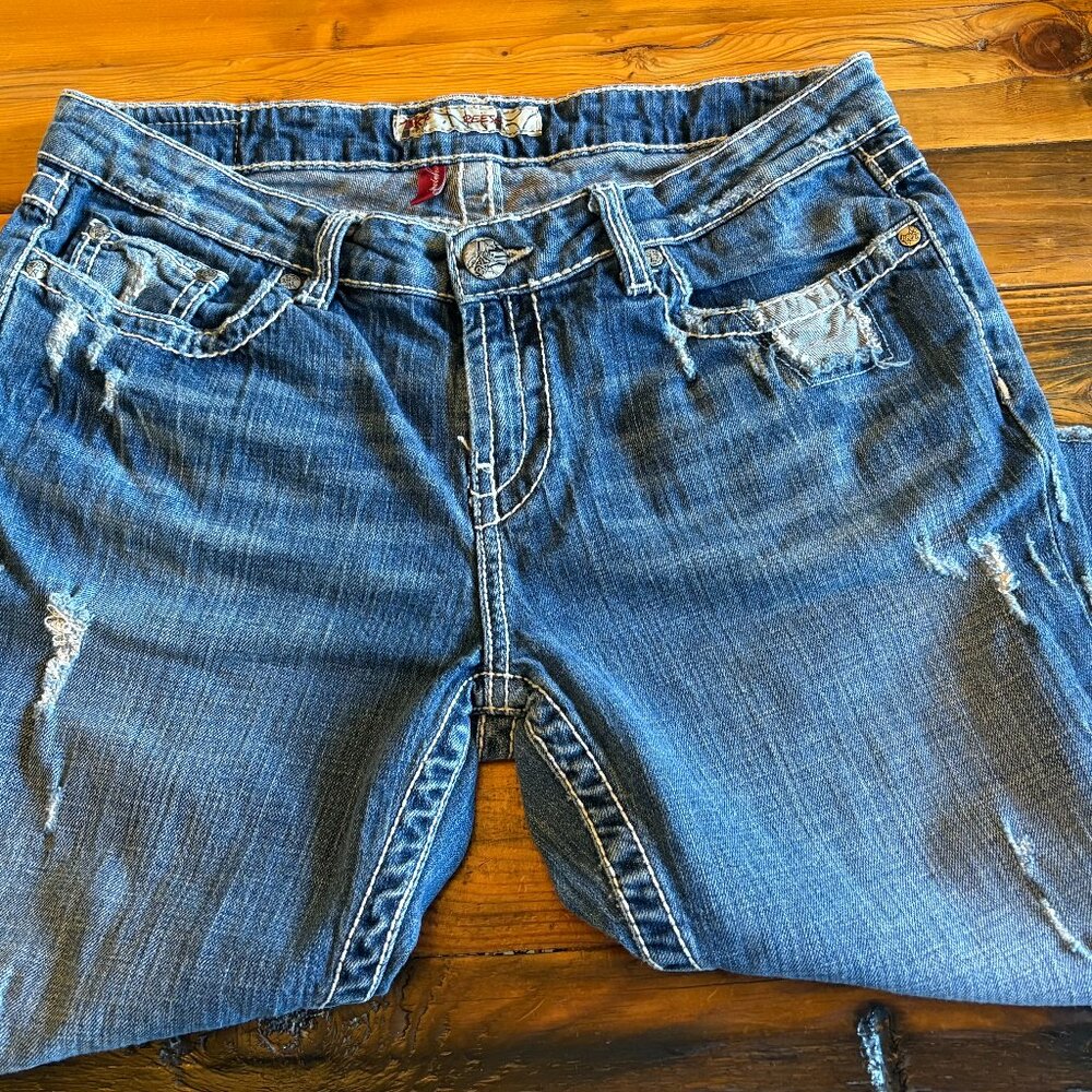 BKE Jeans, Vintage Reese Style Denim Capris, Size 32